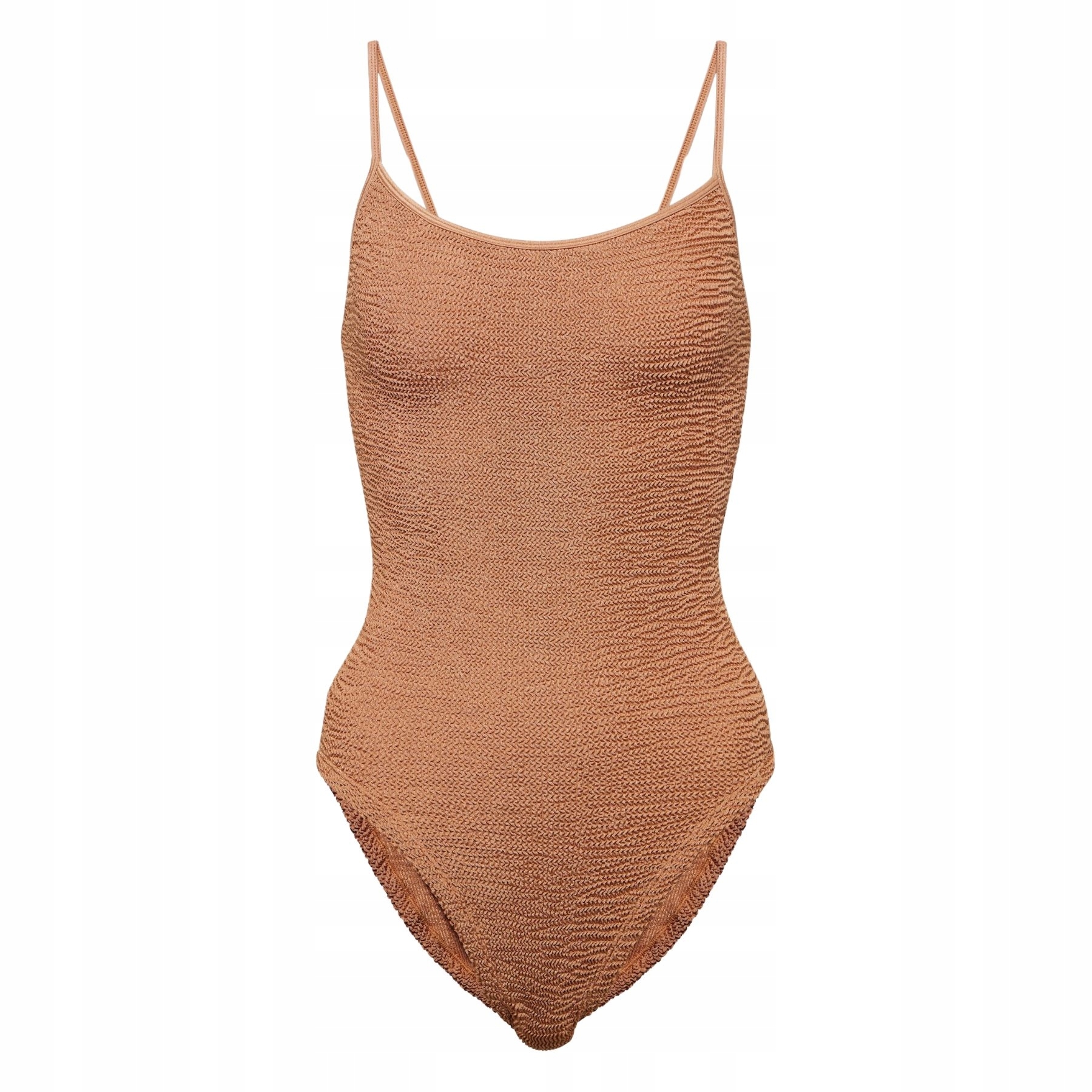 Plavky Pamela Metallic Cocoa Hnědá One size Hunza G