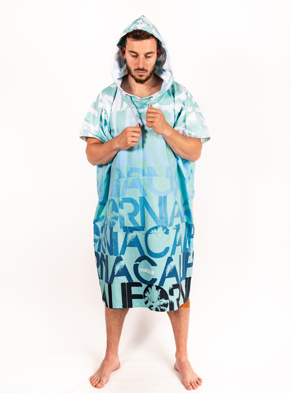Poncho surf kite plażowe sportowe dla dorosłych Model California