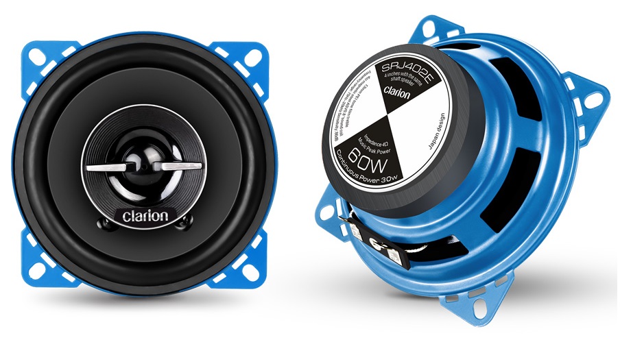 Clarion SRJ402E Reproduktory do auta 10 cm 100 mm 2pásmové Japan Design