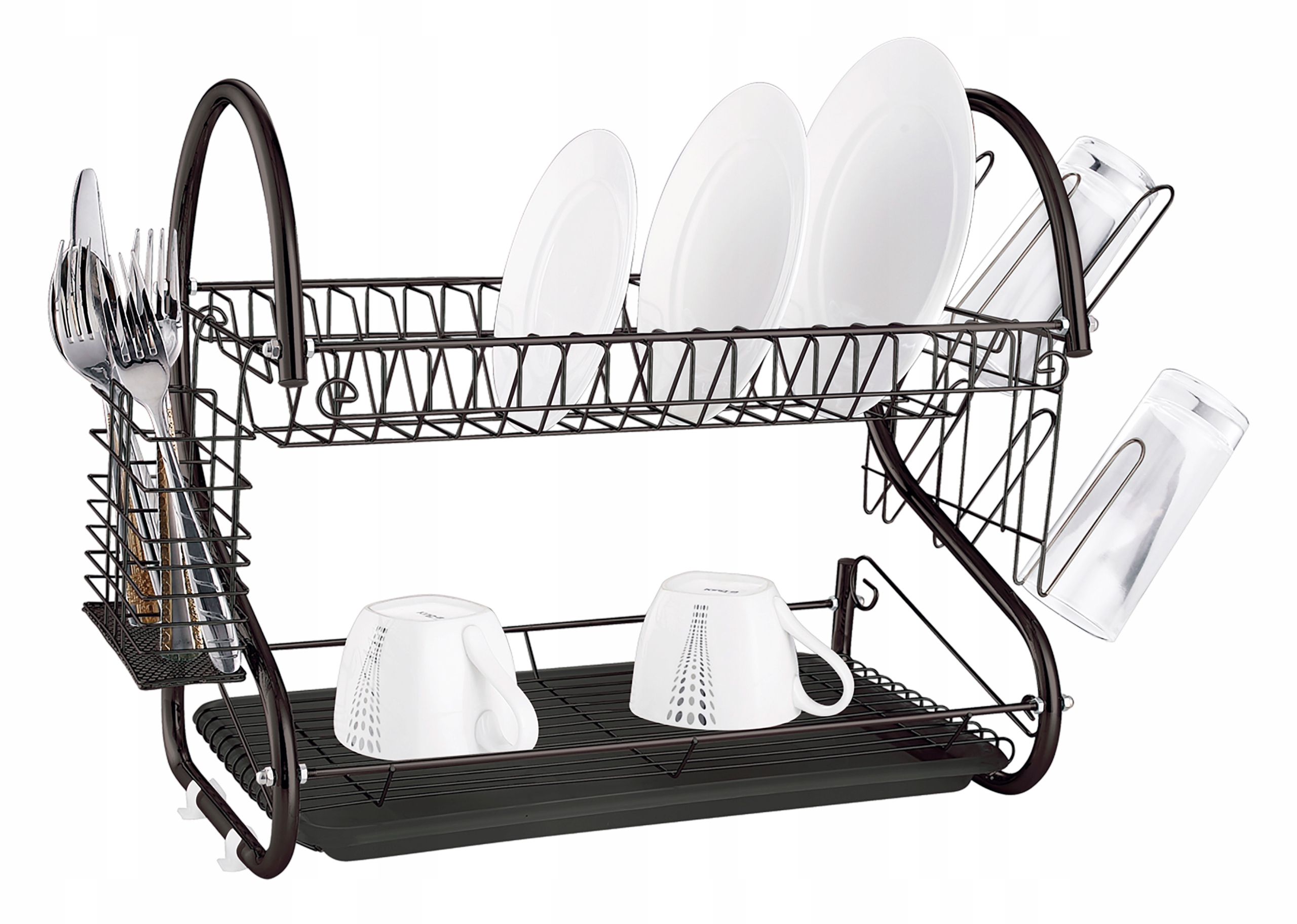 SUSZARKA DO NACZYŃ Z TACĄ OCIEKACZ NA SZTUĆCE OFENBACH