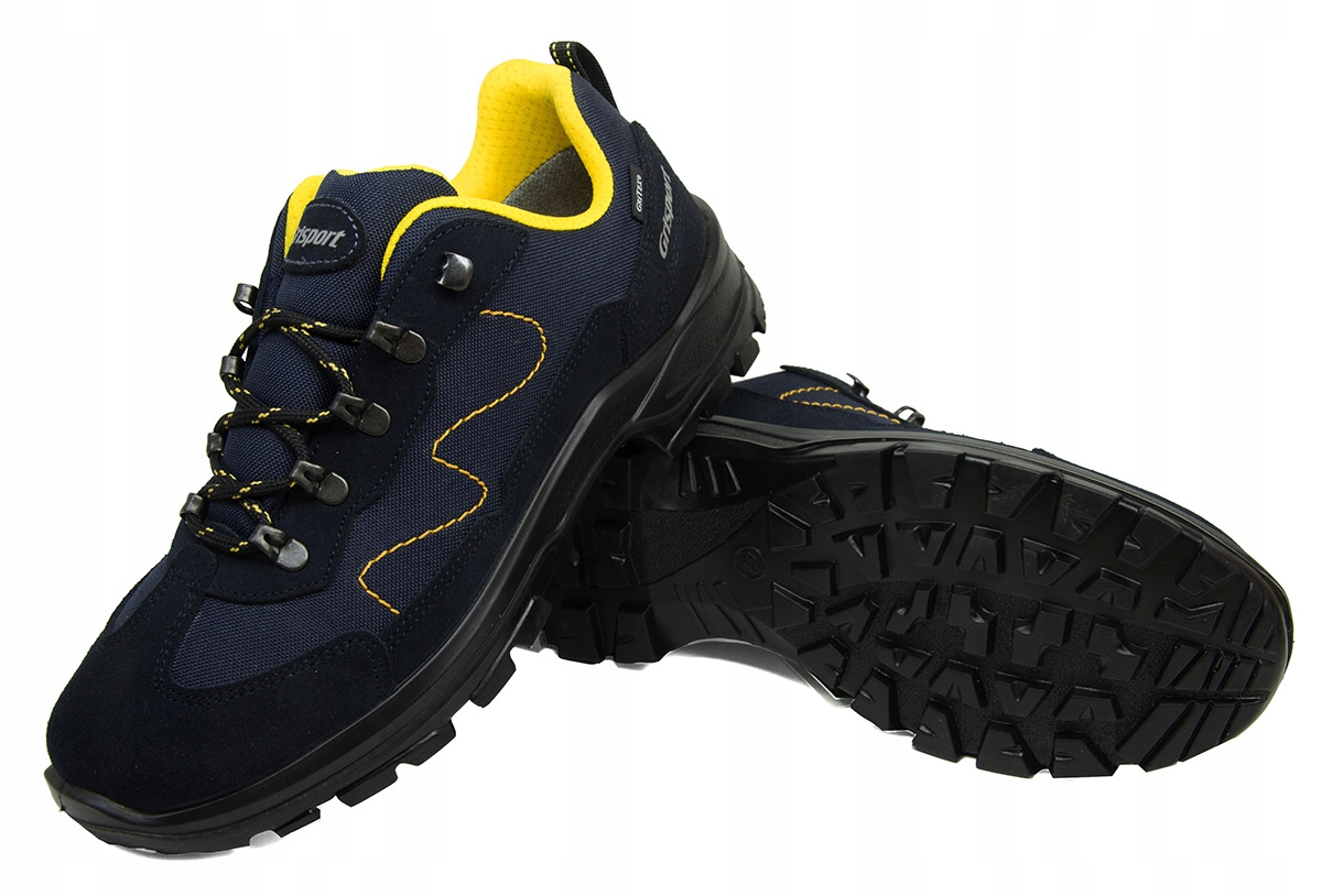 Grisport Buty Trekkingowe Nero Scamosciato 40 Górskie