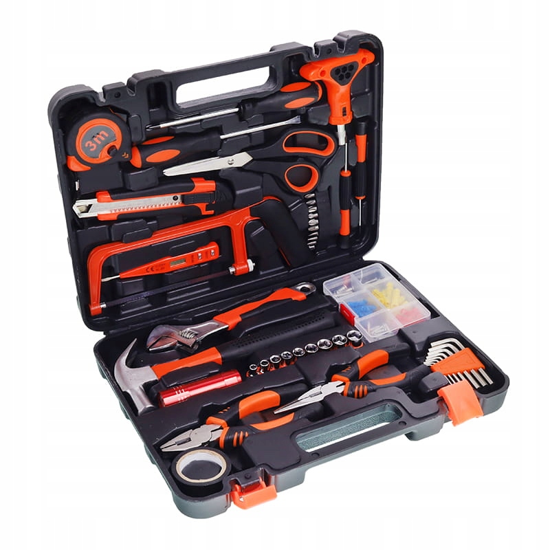 Sada nářadí a klíčů v plastovém kufříku, 44 dílů