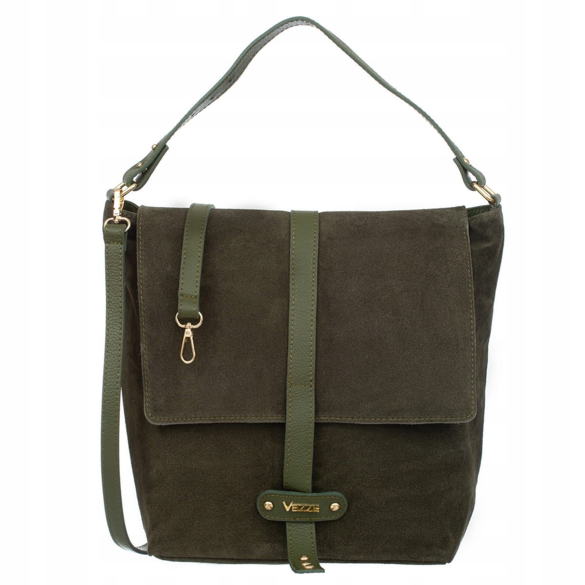 Velká Kabelka Přes Rameno Vezze Yucca Olivová