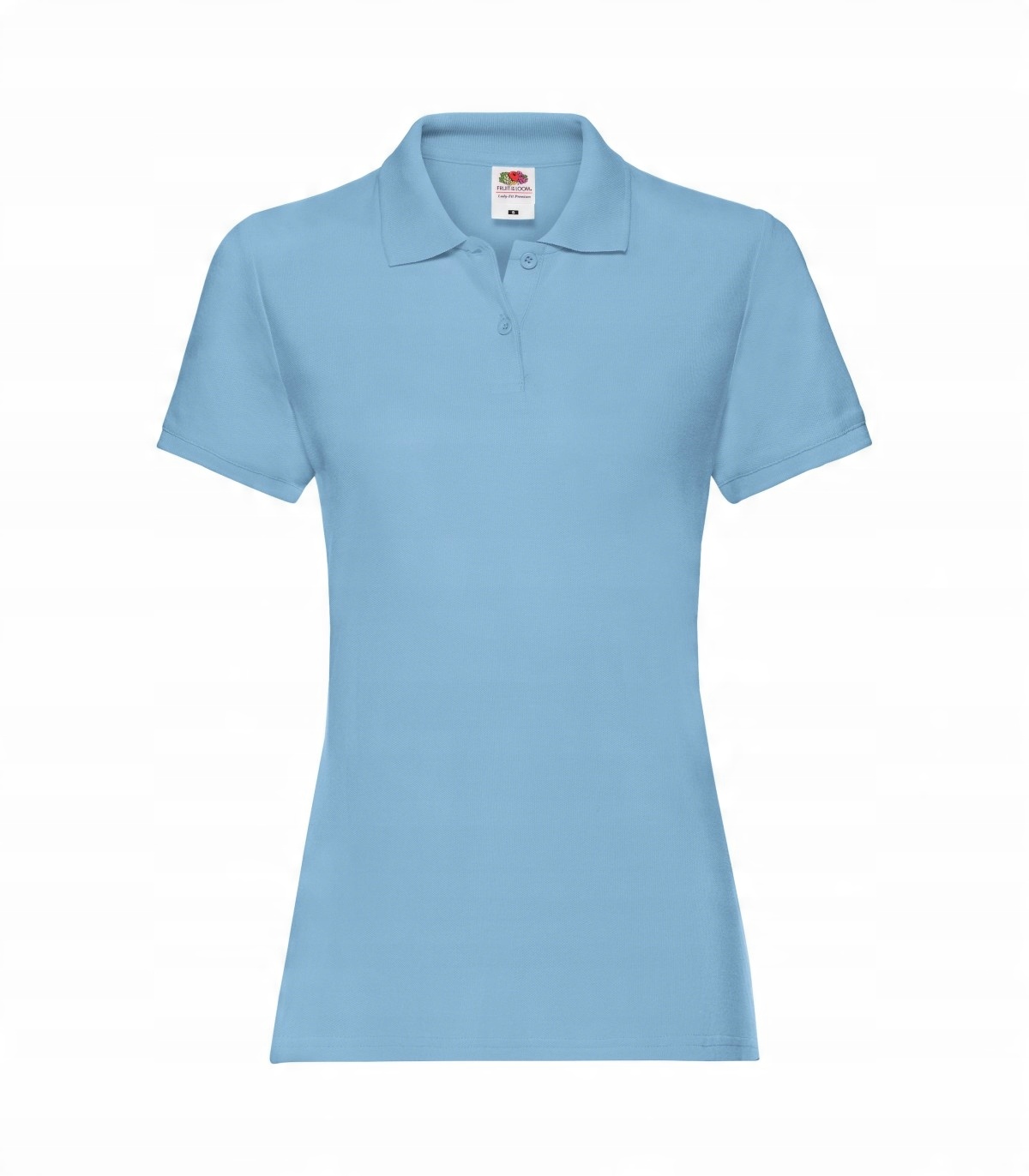 

Damska koszulka Polo Fruit Sky Blue r S