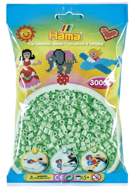 

Hama MIDI 3000 Koraliki 20198 Kolor Jasny Miętowy