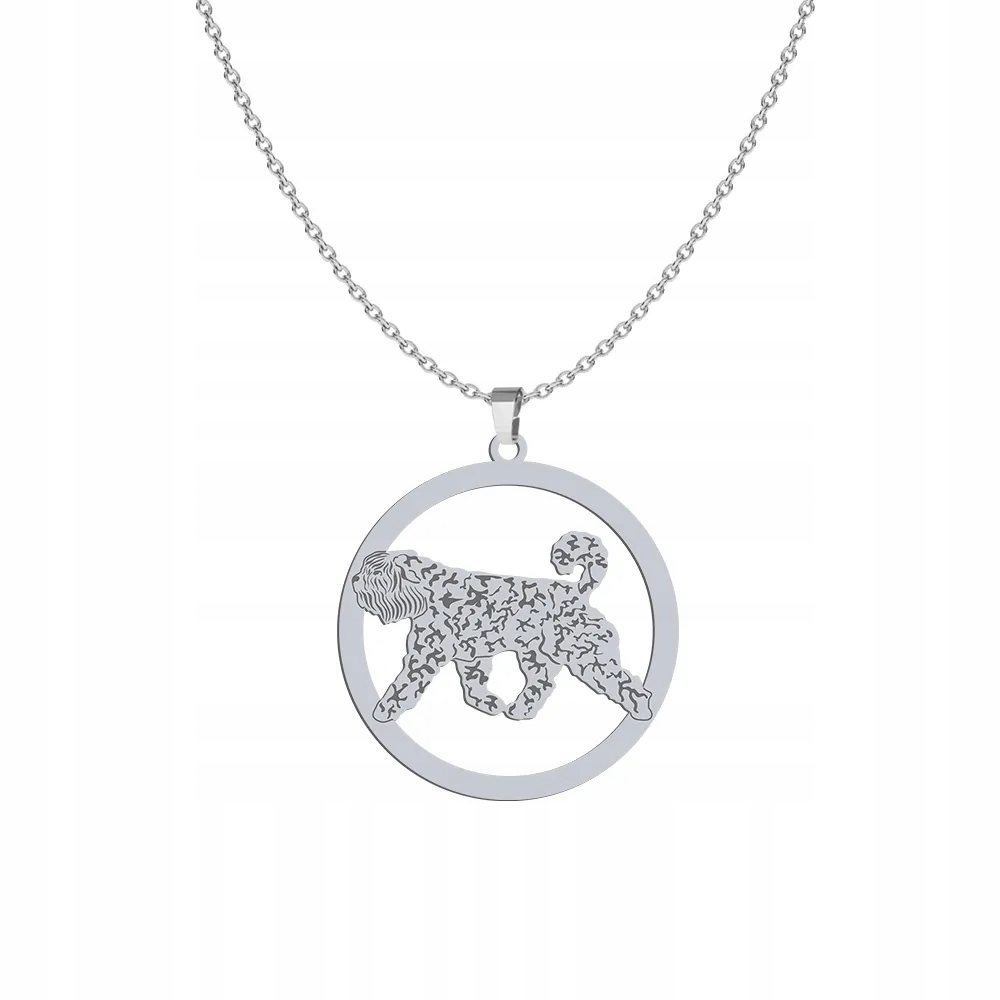 Stříbrný náhrdelník Bouvier des Flandres 925 Žena Dárek Gravírování Bonus