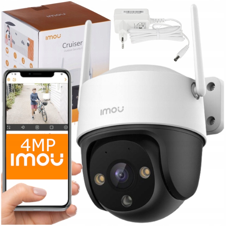 

Kamera Obrotowa Zewnętrzna Wifi Ip 4MPX IP66 Imou