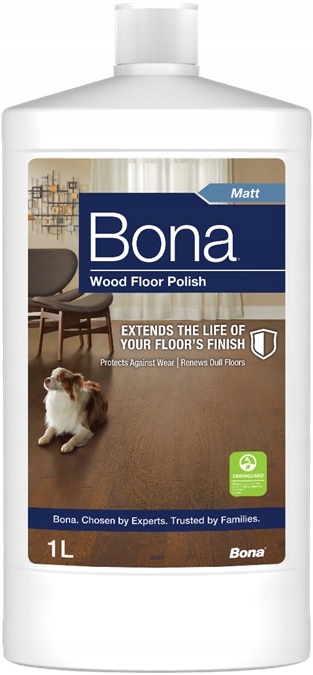 Bona Wood Floor Polish Pasta Do Konserwacji Podłóg Drewnianych Mat 1 L