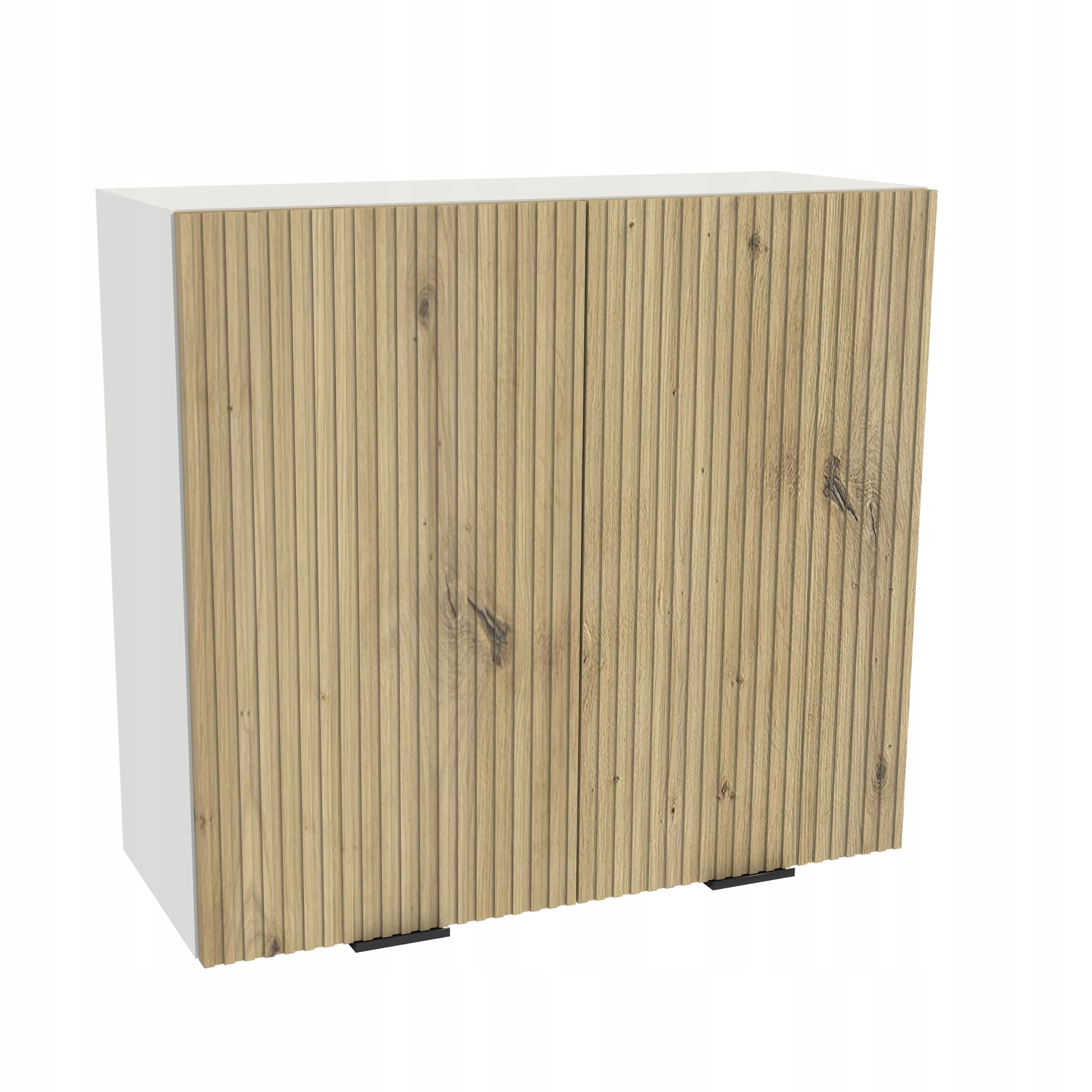 Horní kuchyňská skříňka 80/72 Vigo korpus Bílá přední strana Ryfla Dub Artisan