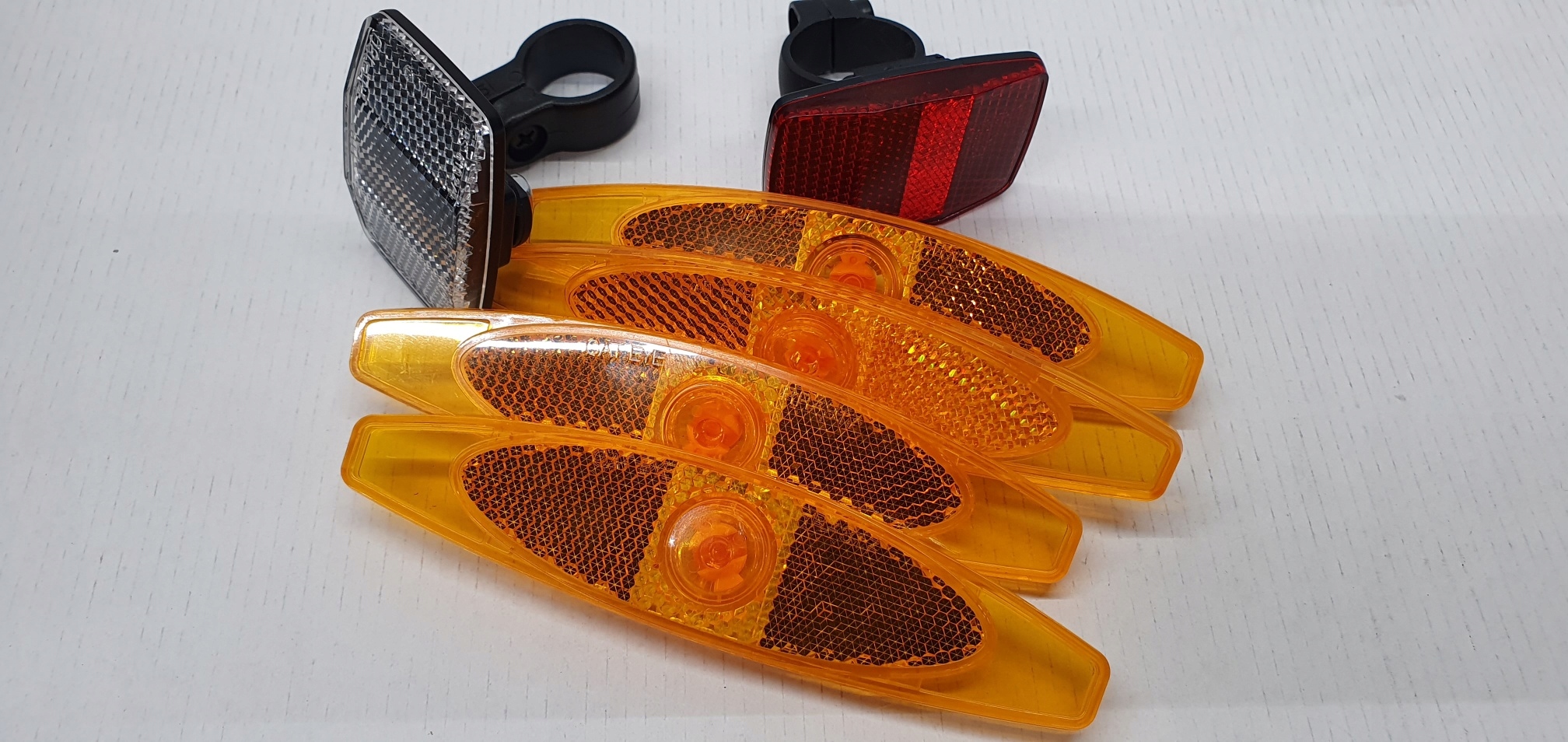 Komplet odblasków na rower