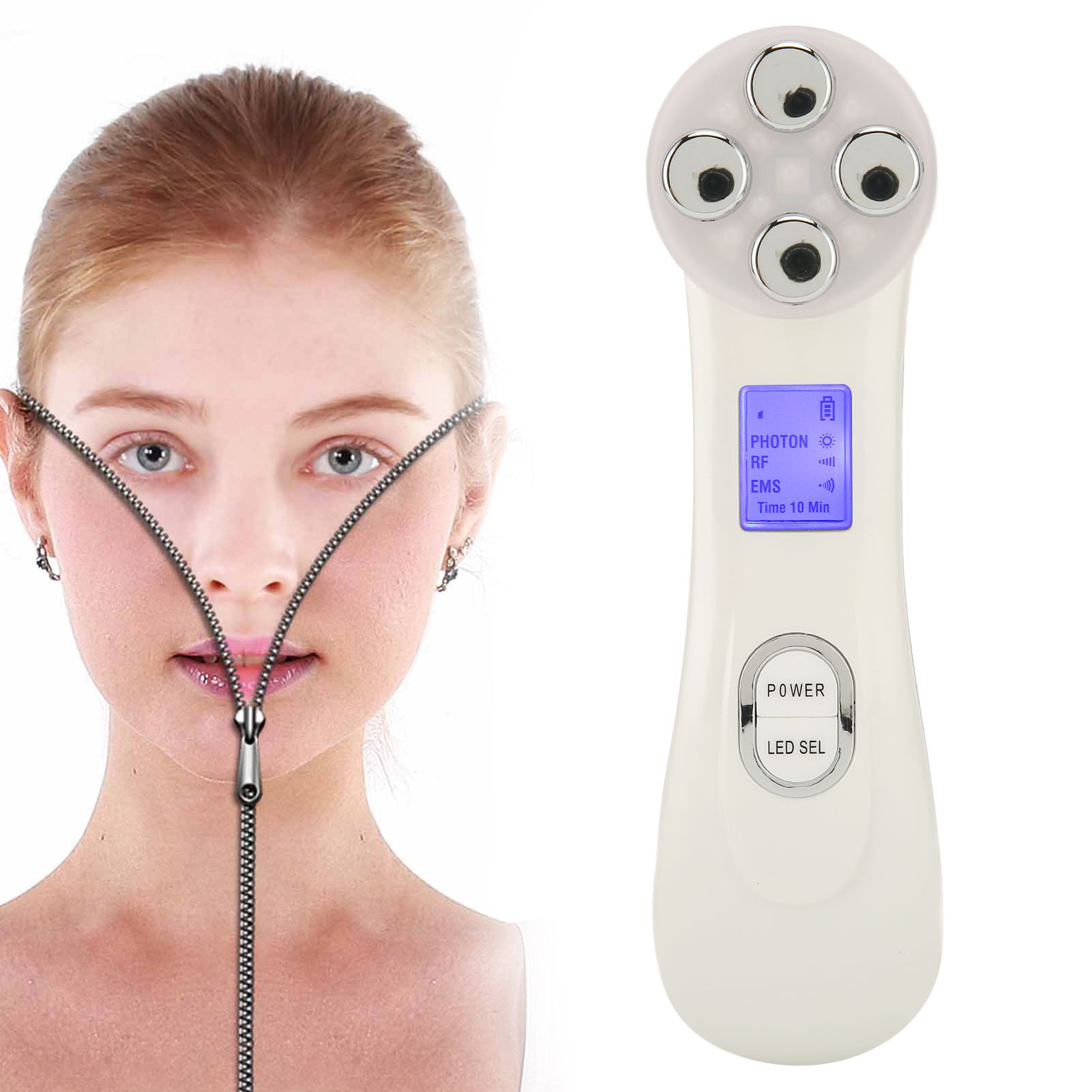 Masażer do twarzy RADIOTERAPIA EMS RF LIFTING Marka bez marki