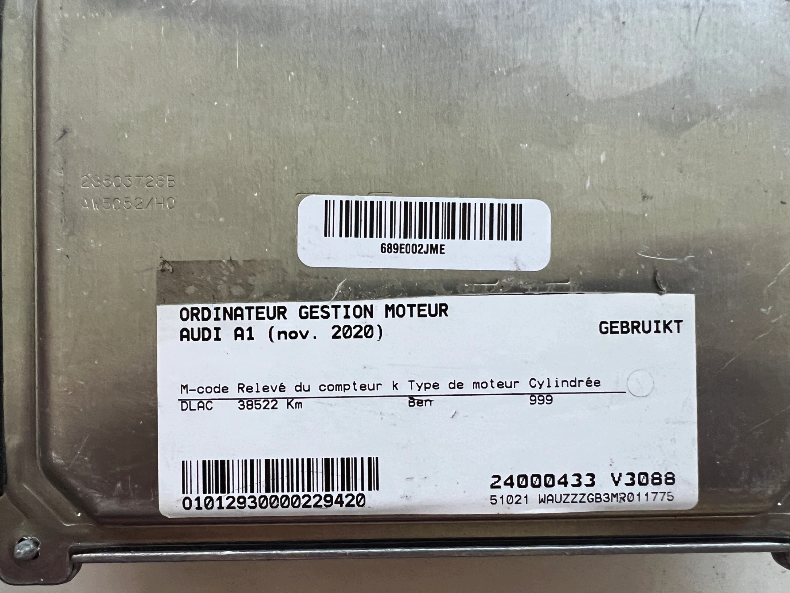 AUDI A1 1.0 TSI DLAC 05C907394D 42011906 GCM7.4 42101001 computer Originale
