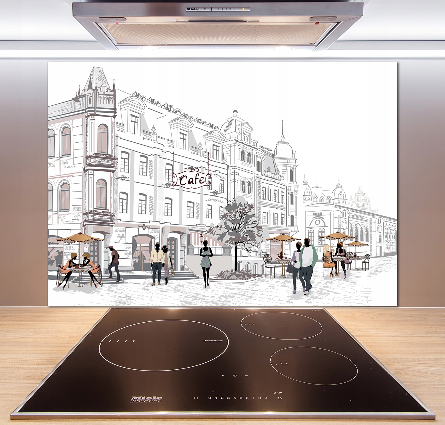 

Panel dekor szkło Stare miasto 100x70 cm + Klej