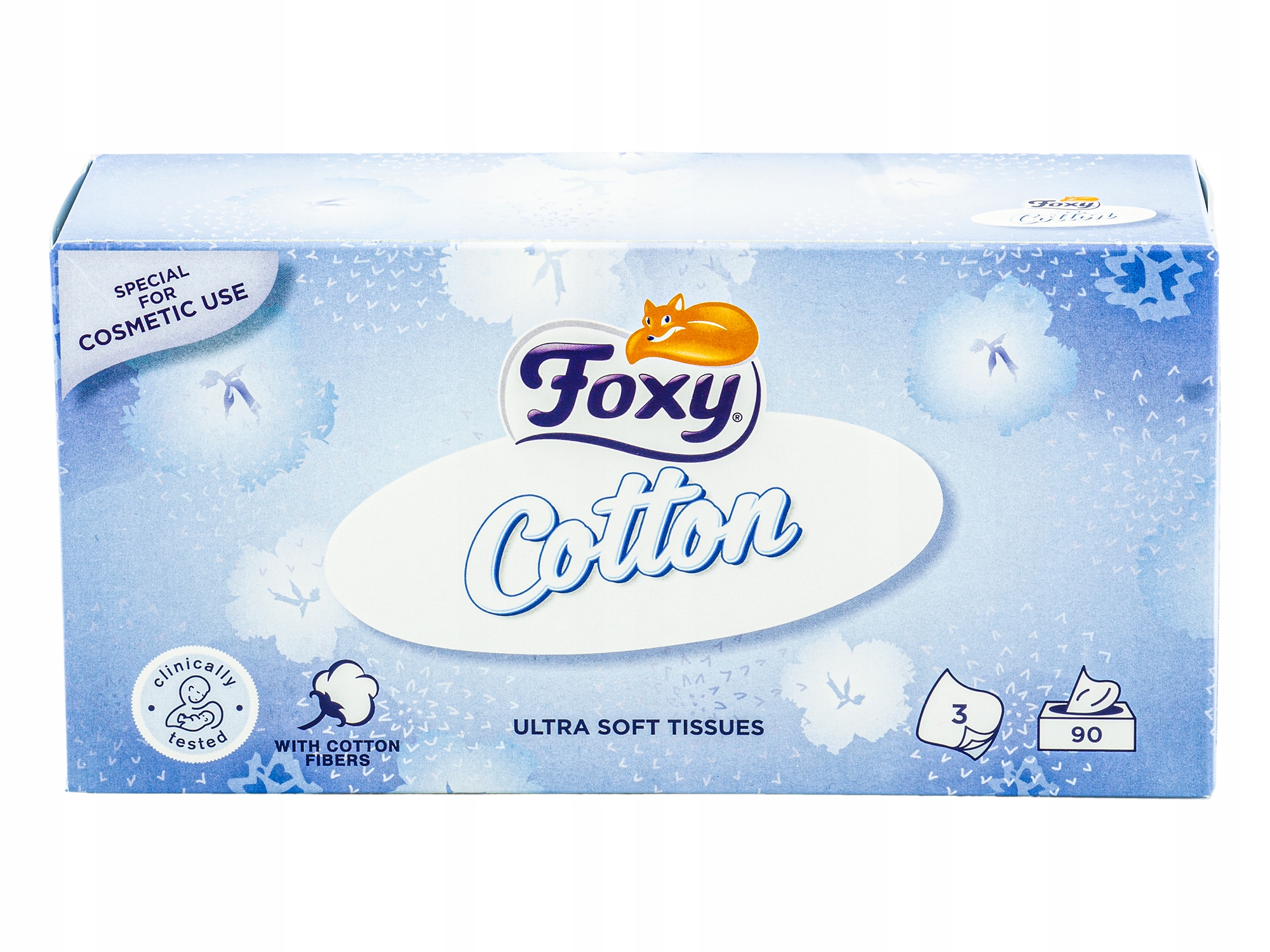 

Foxy Cotton, chusteczki higieniczne, 90 szt.
