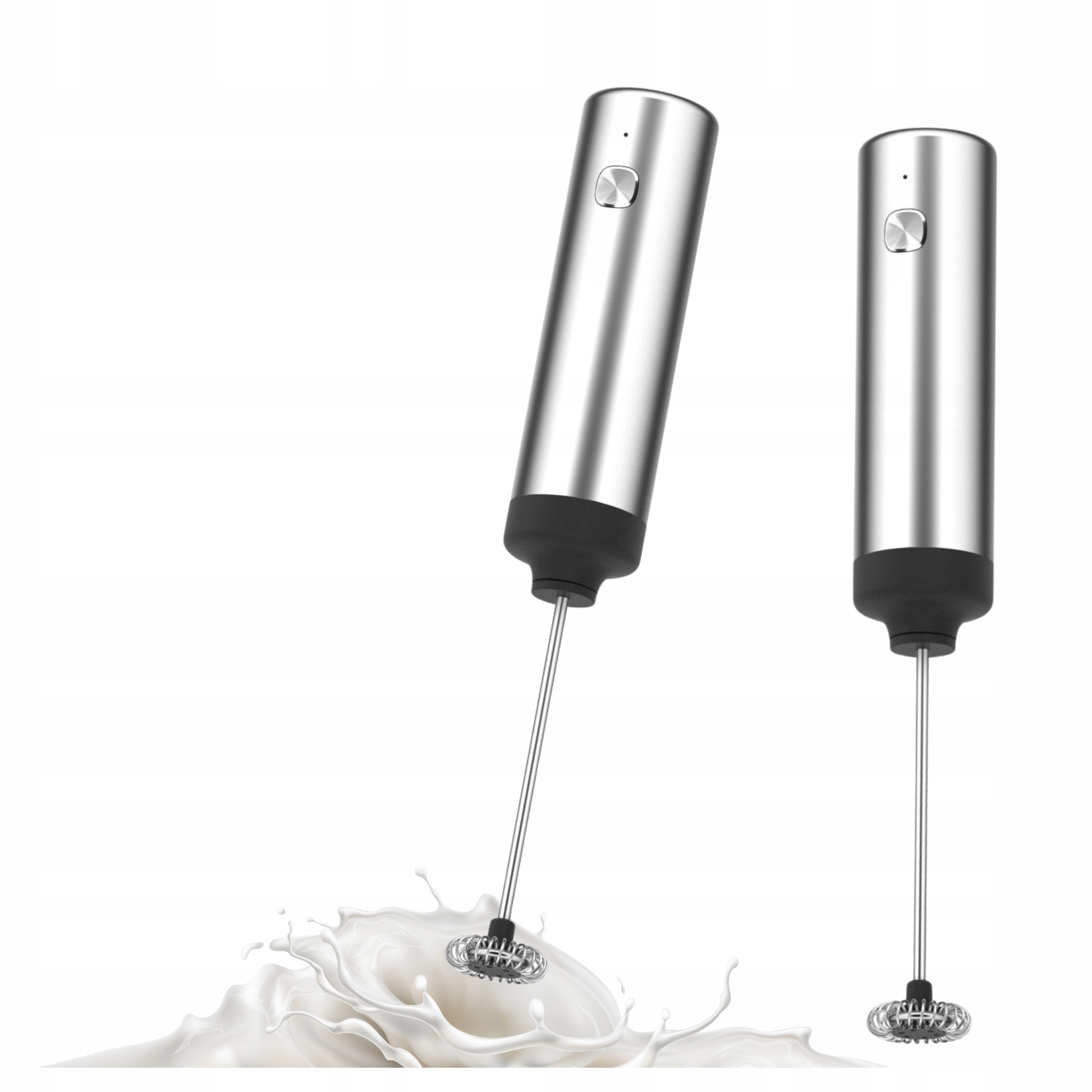 Elektryczny Spieniacz do Mleka AdHoc Moro Usb Akumulator Srebrny