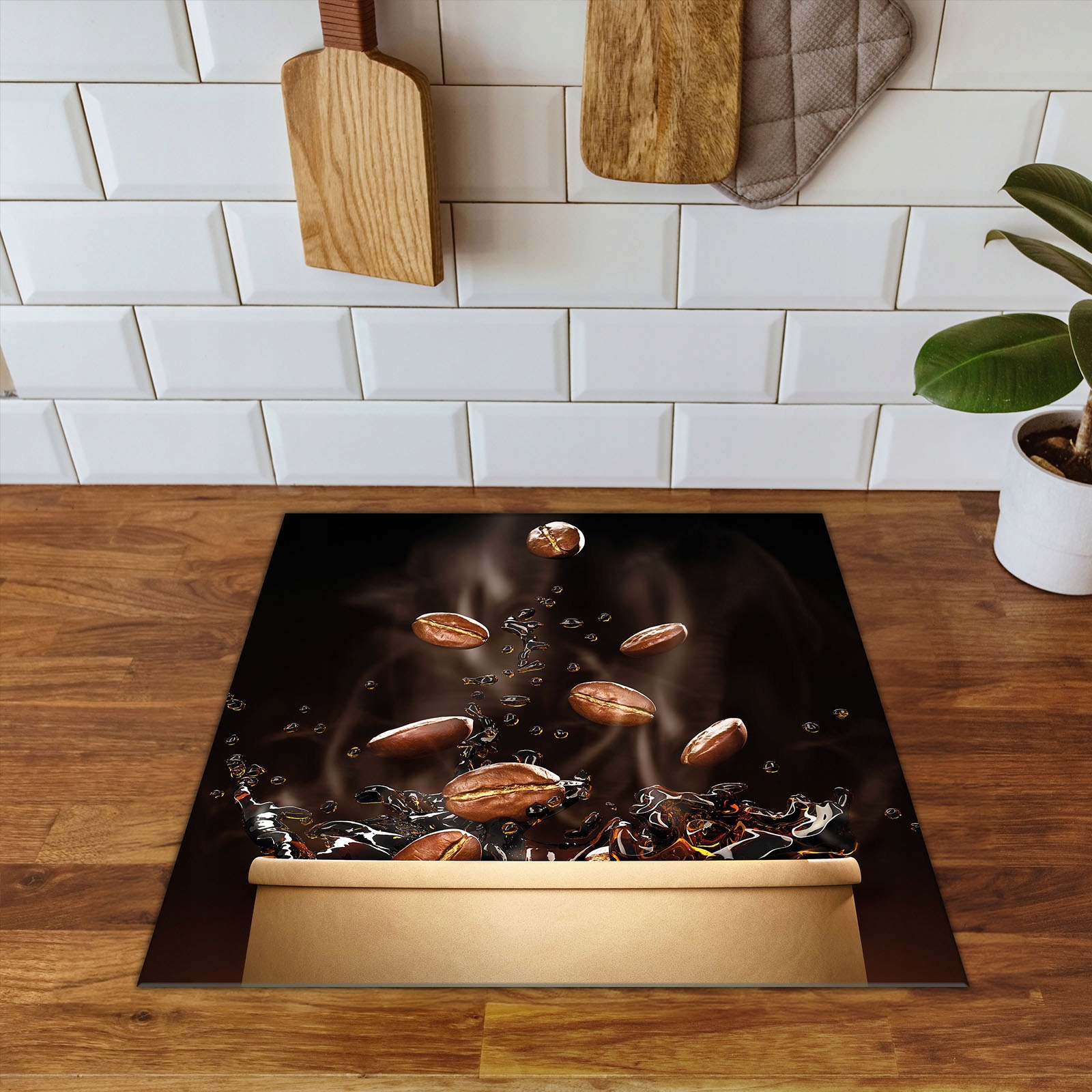 MATA OCHRONNA NA KUCHENKĘ TO WIĘCEJ MIEJSCA 60x52 kawa Marka inna