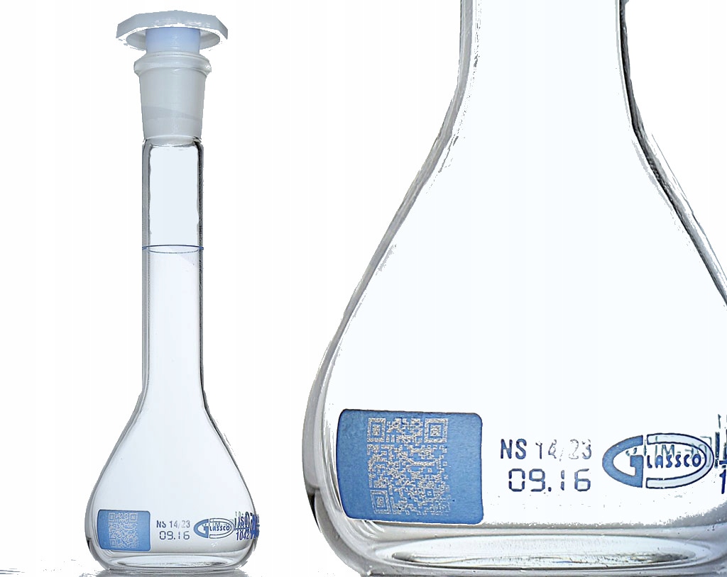 Kolba miarowa 20 ml szlif 10/19 kl. A Qr