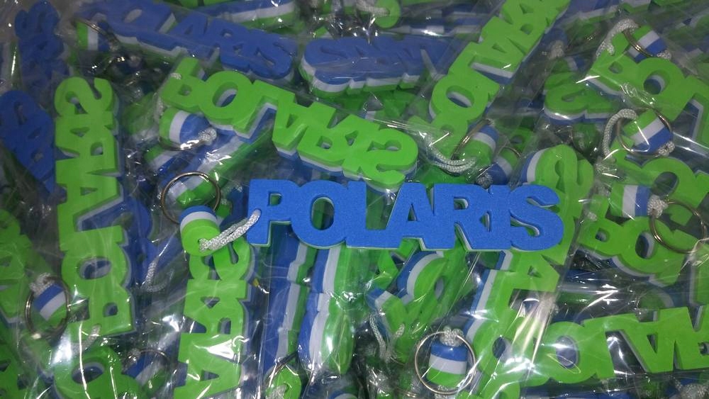 Piankowy breloczek niezatapialny Polaris nowy wzór !!! Stan opakowania oryginalne