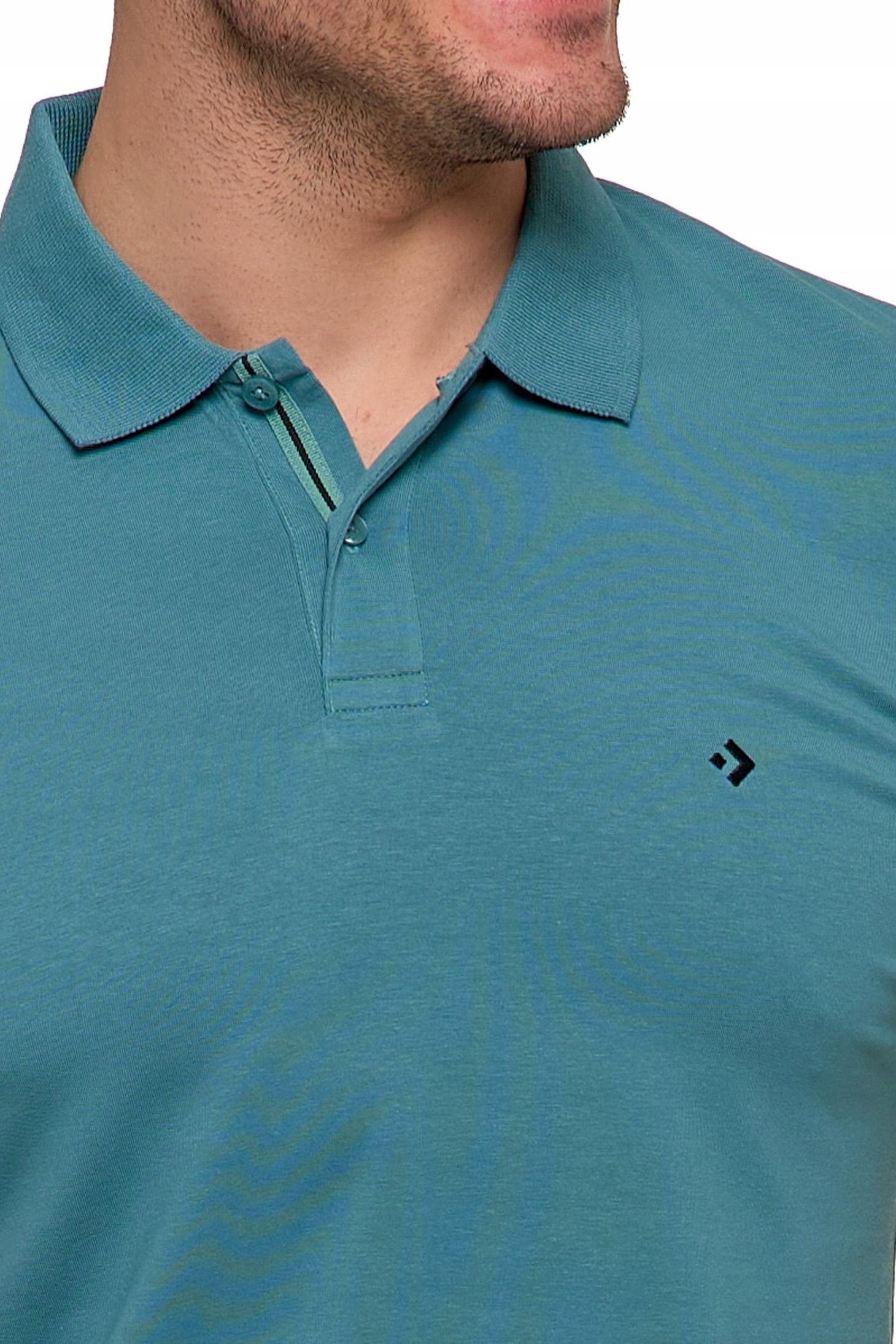 Koszulka męska MORAJ bawełniana Koszulka Polo Miętowy REGULAR FIT r. XL Linia regular