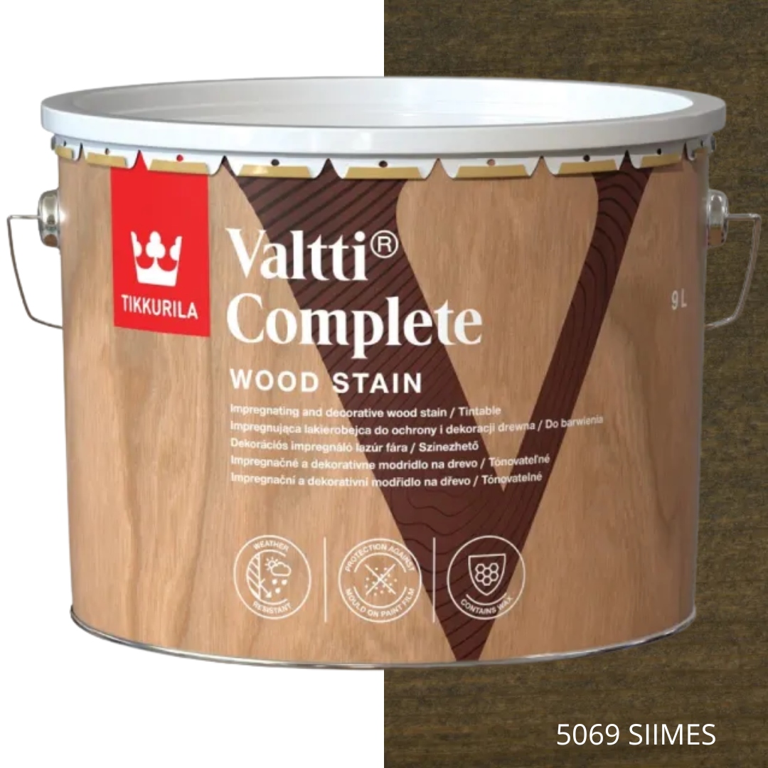 Tikkurila Lakierobejca Valtti Complete 9L Kolor 5069 Siimes