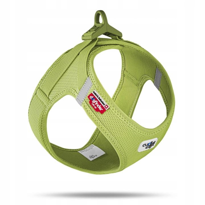 

Curli Szelki Clasp Air Mesh limonkowe M