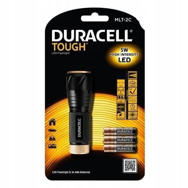 

Duracell Latarka Tough Multi Pro wodoodporna 3xAAA