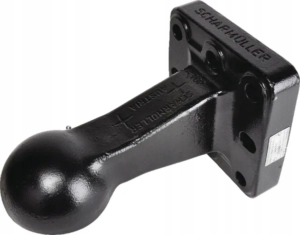 Zaczep kulowy K80 kołnierz pionowy