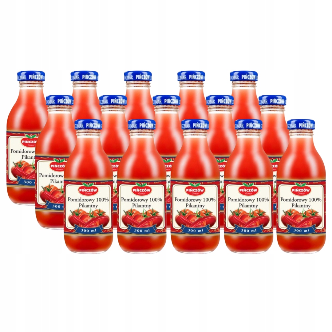 Levně Gomar Pińów – pikantní rajčatový džus 100% 300 ml x 15 kusů