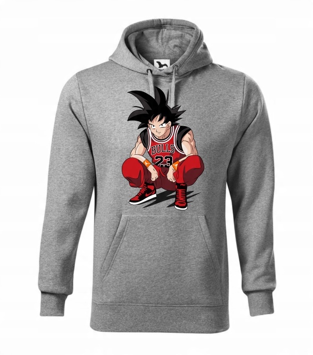 

Bluza z kapturem Son Goku 23 Bulls Dragon Ball