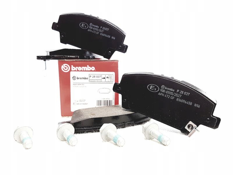 ТОРМОЗНЫЕ КОЛОДКИ BREMBO ПЕРЕДНИЕ P 28 037