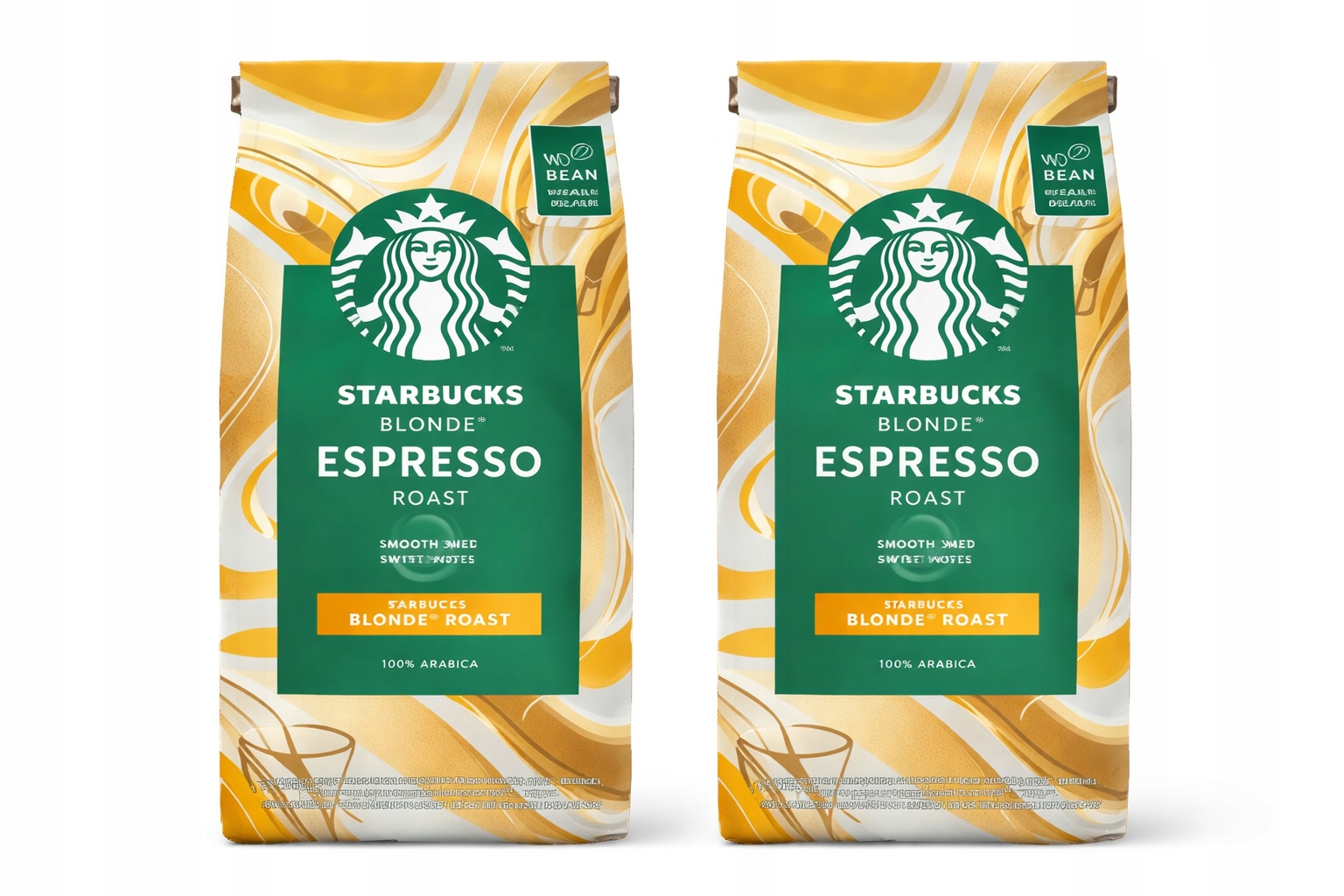 Kawa ziarnista Arabica Starbucks Blonde Espresso 2х450 g