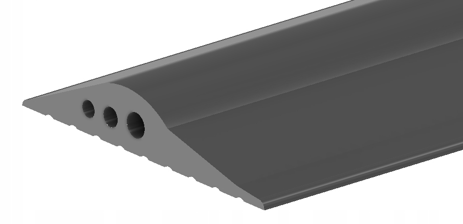 

Uszczelka Garażowa, Próg Do Bramy 5mb, 78x14 mm