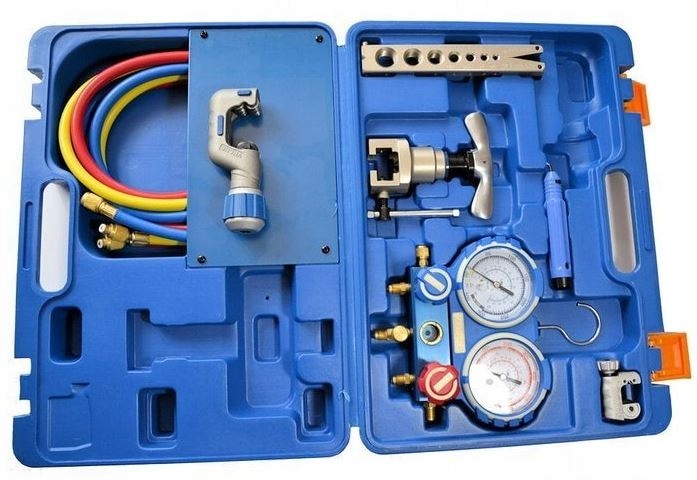 ZESTAW NARZĘDZI MONTAŻ KLIMATYZACJI WALIZKA R32 • Cena, Opinie • Narzędzia  do montażu 13893396894 • Allegro