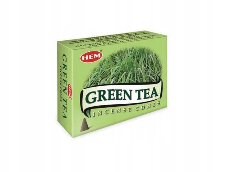 

Kadzidła Stożkowe Green Tea 10 Szt Indie Hem