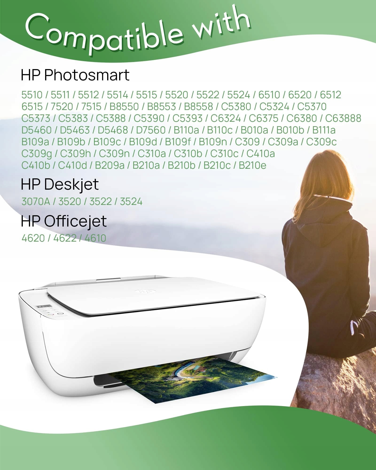 FULLMARKS 20x Tuszy 364XL do HP Photosmart Deskjet Officejet — miniatura 2