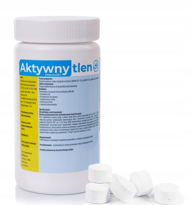 

Tabletki Tlenowe Aktywny Tlen Basenu 1kg Bezchloru