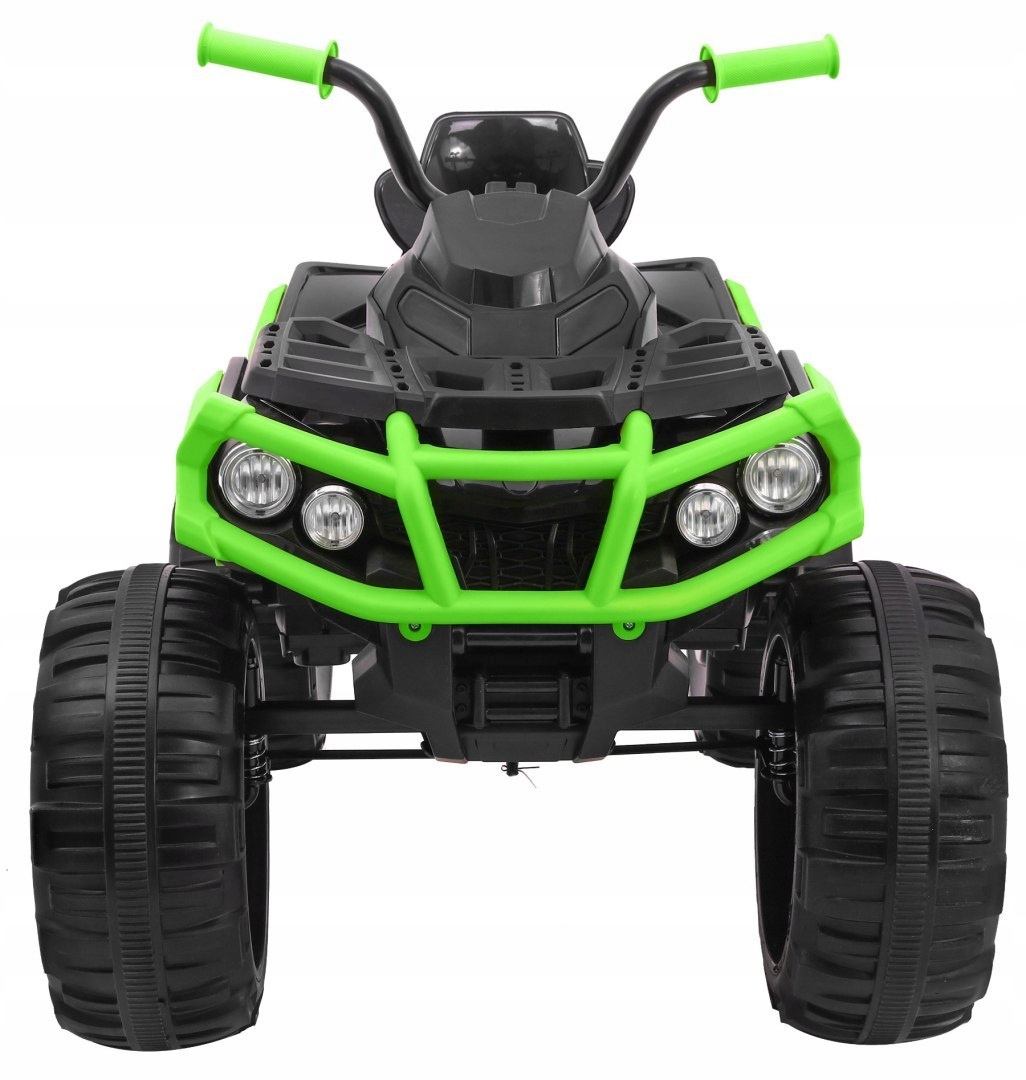 Quad Atv 2.4GHz na akumulator dla dzieci Czarno-zielony Pilot Koła Eva