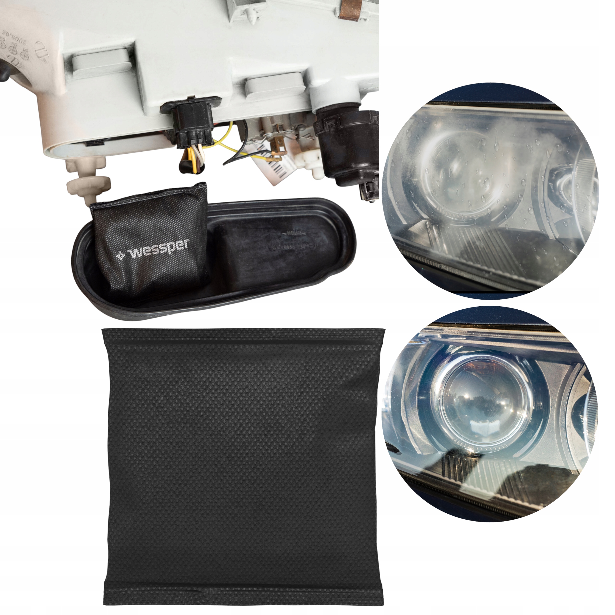 Pochłaniacz wilgoci do lampy do samochodu auta