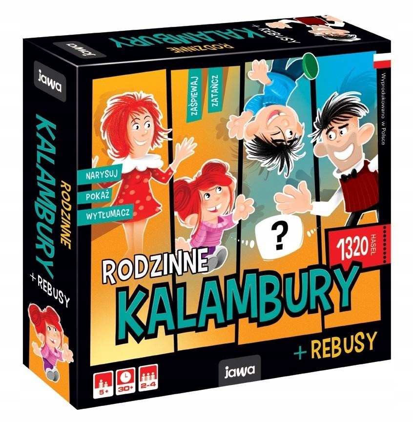 Rodzinne Gry Planszowe Rodzinne Kalambury i Rebusy Rewelacyjna Cieszy