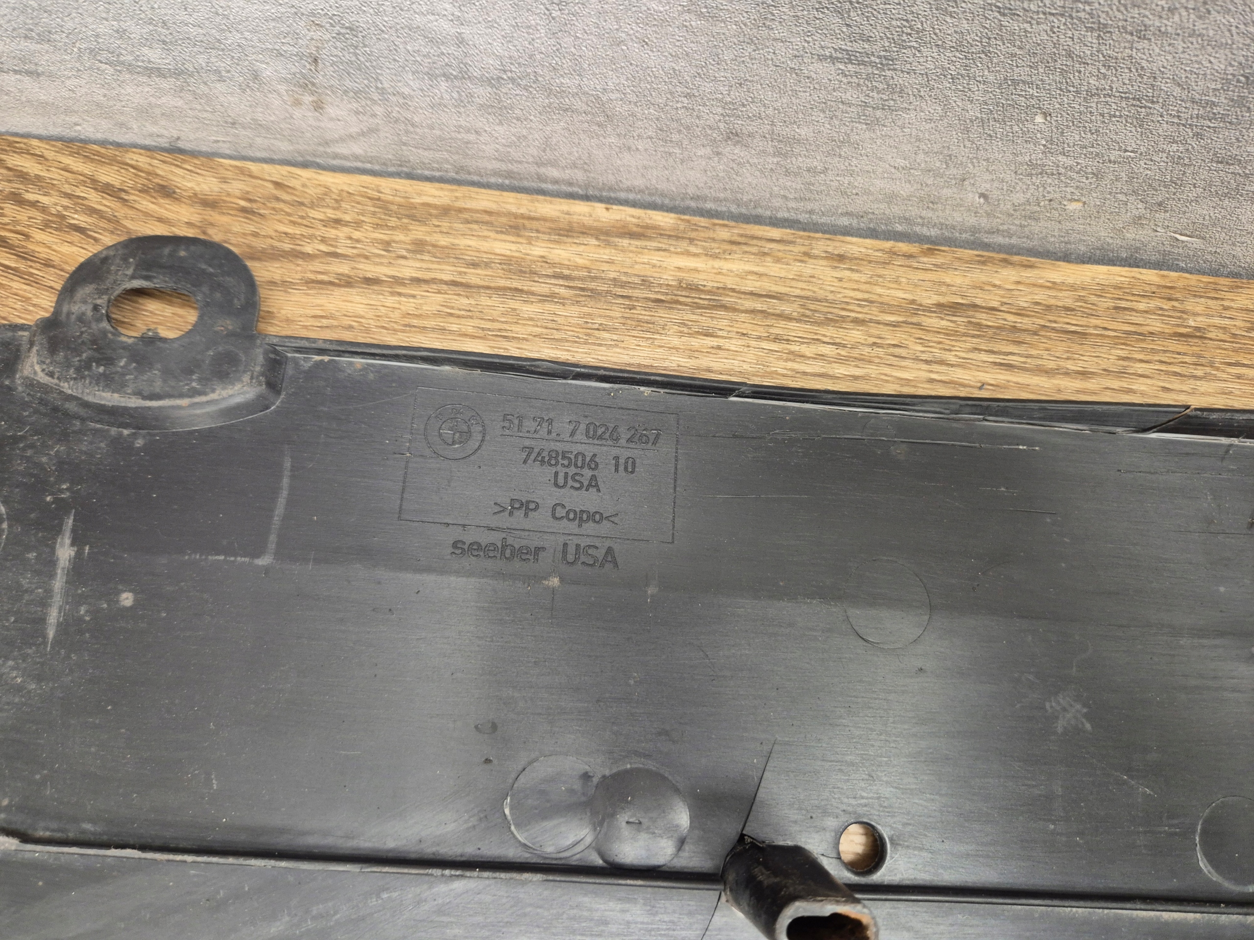 BMW Z4 E85 E86 Blende Abdeckung abdeckung Unterfahrschutz Abdeckung PROWADNICY 7026267