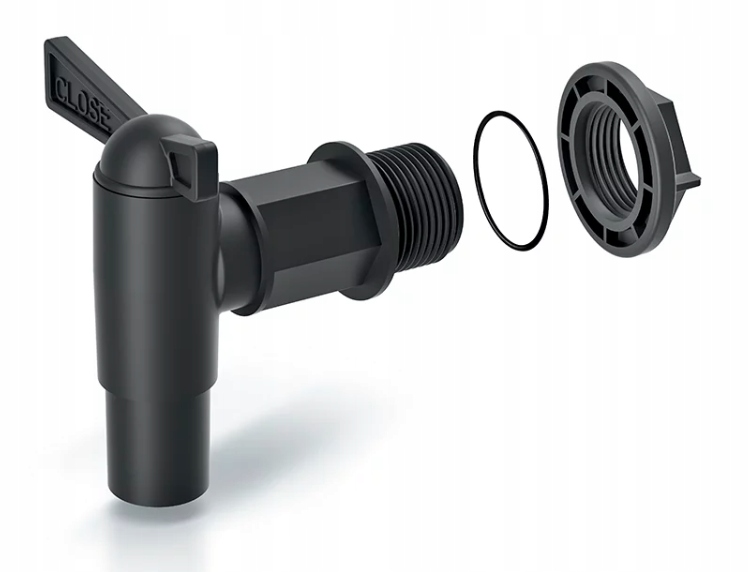 Zbiornik dekoracyjny na wodę deszczową 240L 2w1 MAZE 240 litrów beczka KRAN Kolor inny