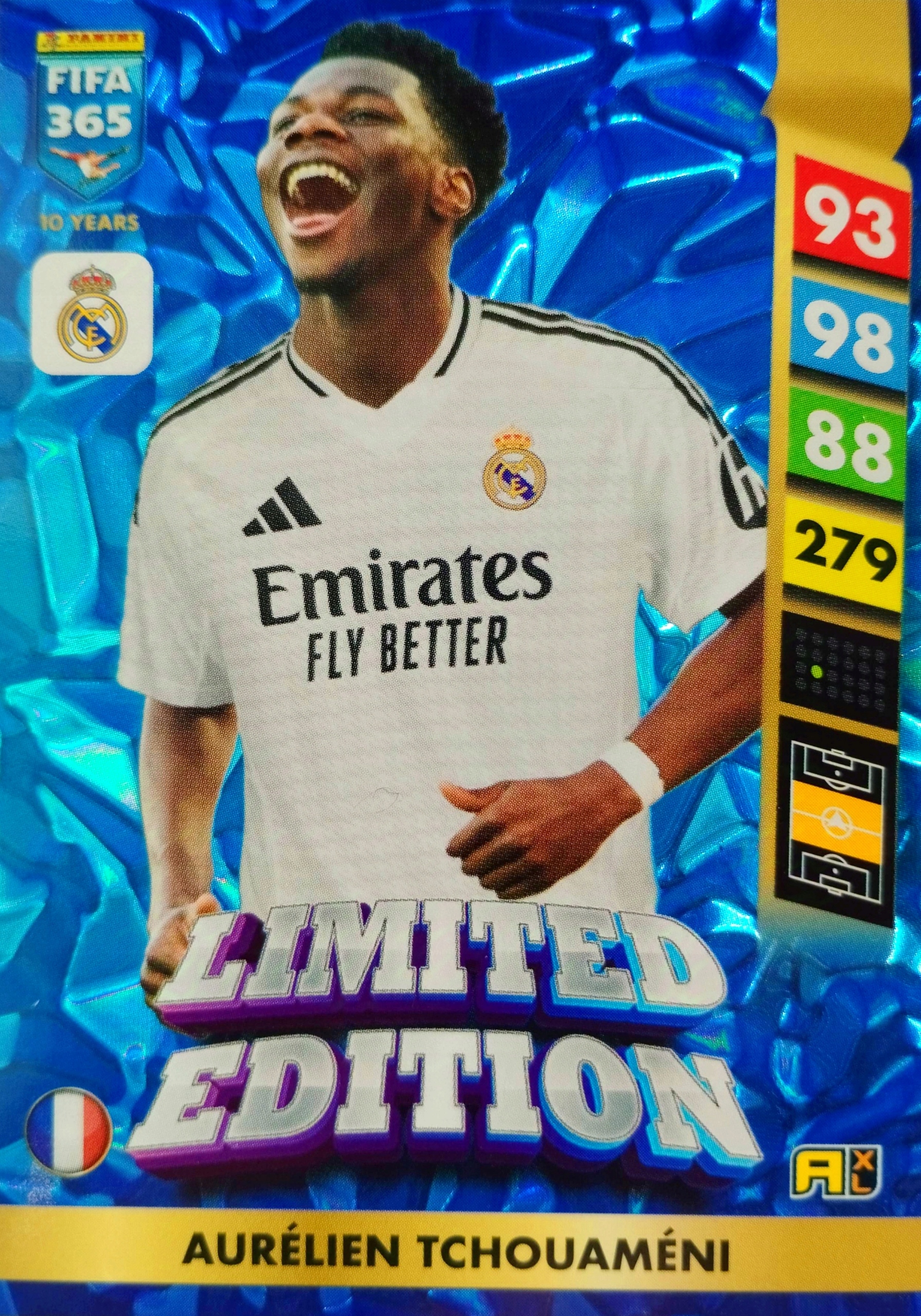 Panini Fifa 365 2025 Karta Limited Aurelien Tchouameni Real Madrid Cf