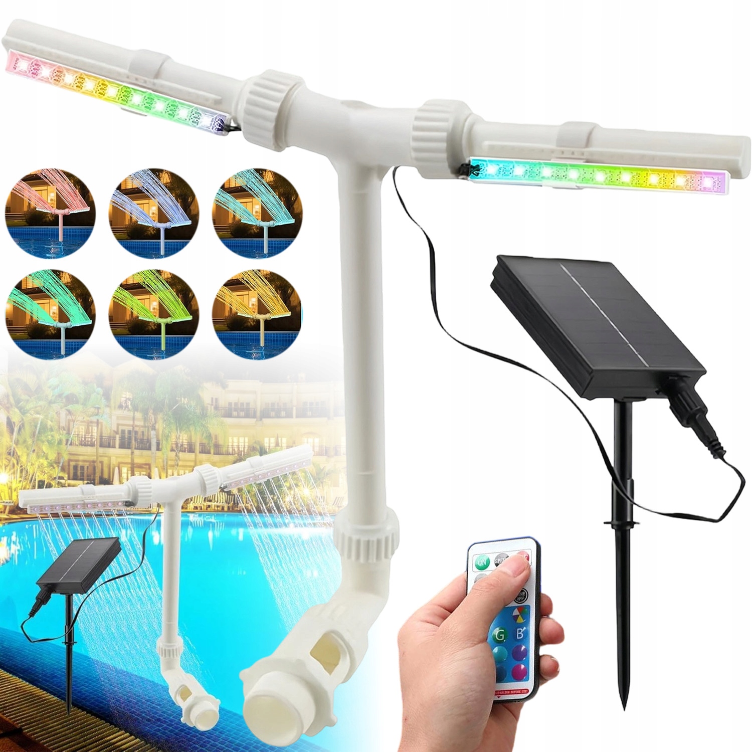 Fontána Pro Zahradní Bazén Očka Rybníka Na Slunce App A Ovladače