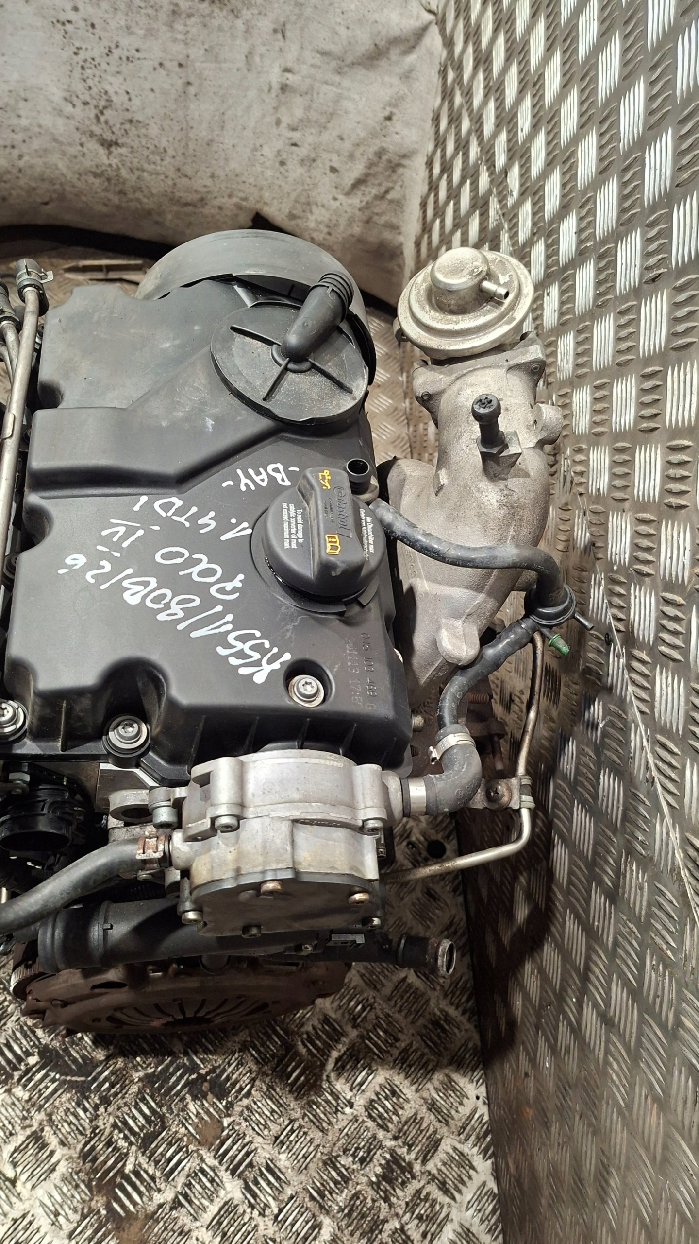 engine pillar Z UKLADEM PALIWOWYM VW POLO IV 1.4TDI BAY