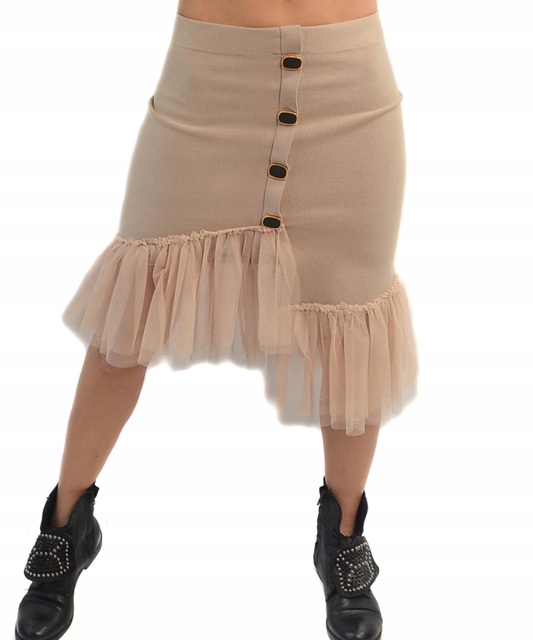 Elastyczna SPÓDNICA z Falbanką Rozmiar uniwersalny