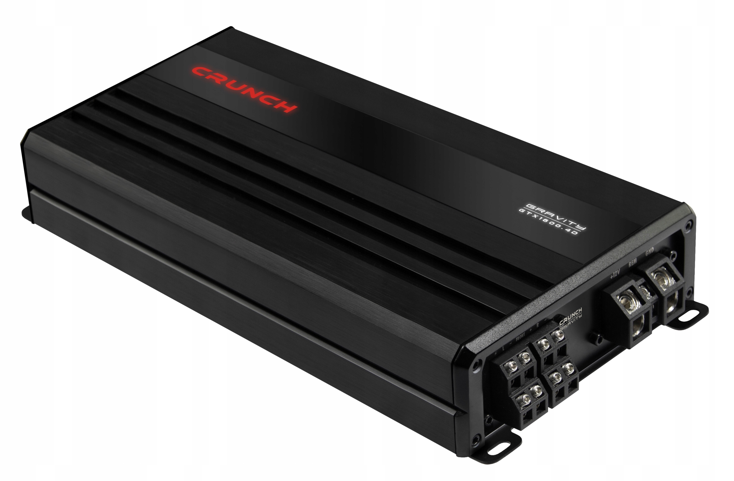 Automobilový zosilňovač 4 kanály trieda D diaľkové ovládanie Crunch GTX1600.4D