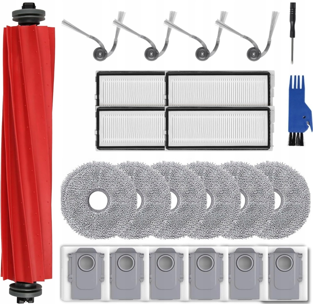 Duży zestaw akcesoriów do Roborock Qv 35A Qv 35S QR598 QR798