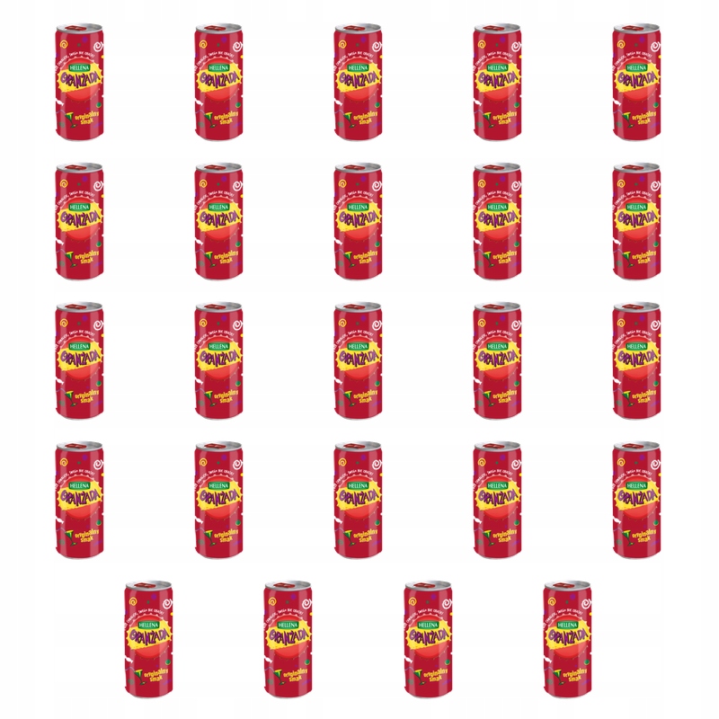 Hellena Oranżada czerwona w puszce 330 ml X24