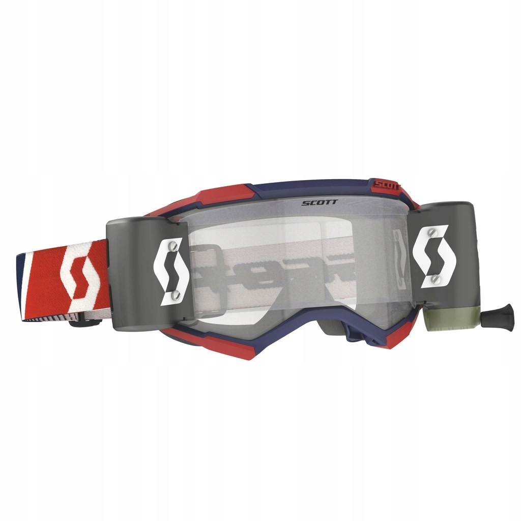 Scott Okuliare Fury Wfs Red/blue Svetlo Rýchla Enduro