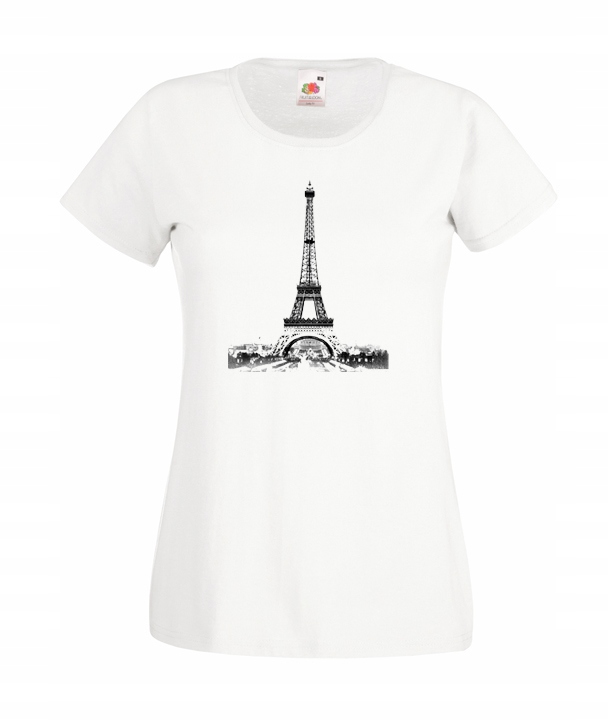 

XL Koszulka Damska Wieża Eiffla Tower Paryż Wzory